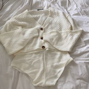 Nastygal Sweater and Shorts Set